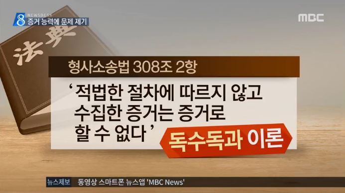 형사소송법 308조 2항 독수독과 이론